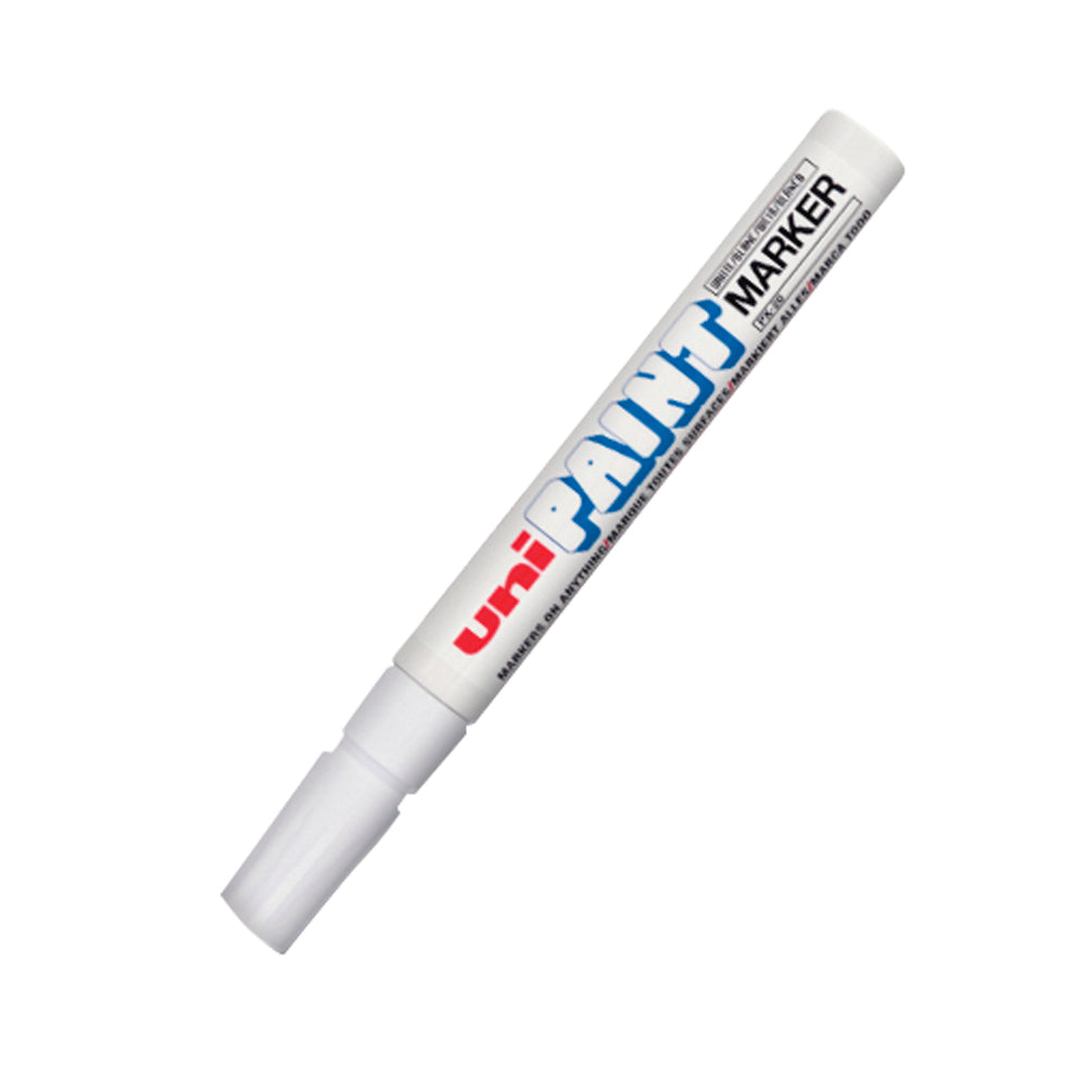 Plumón permanente blanco PX-20 Uniball