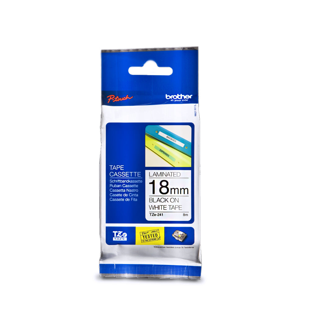 Cinta rotuladora tze 241 pt 1090/1400 18mm brother