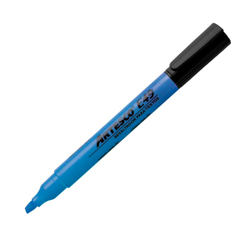Resaltador e 49 celeste artesco