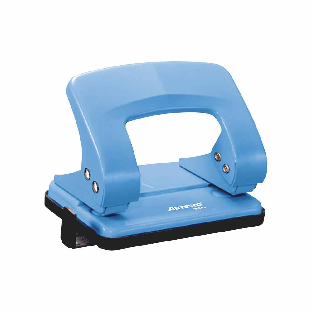 Perforador m-608 color celeste 25 hojas Artesco