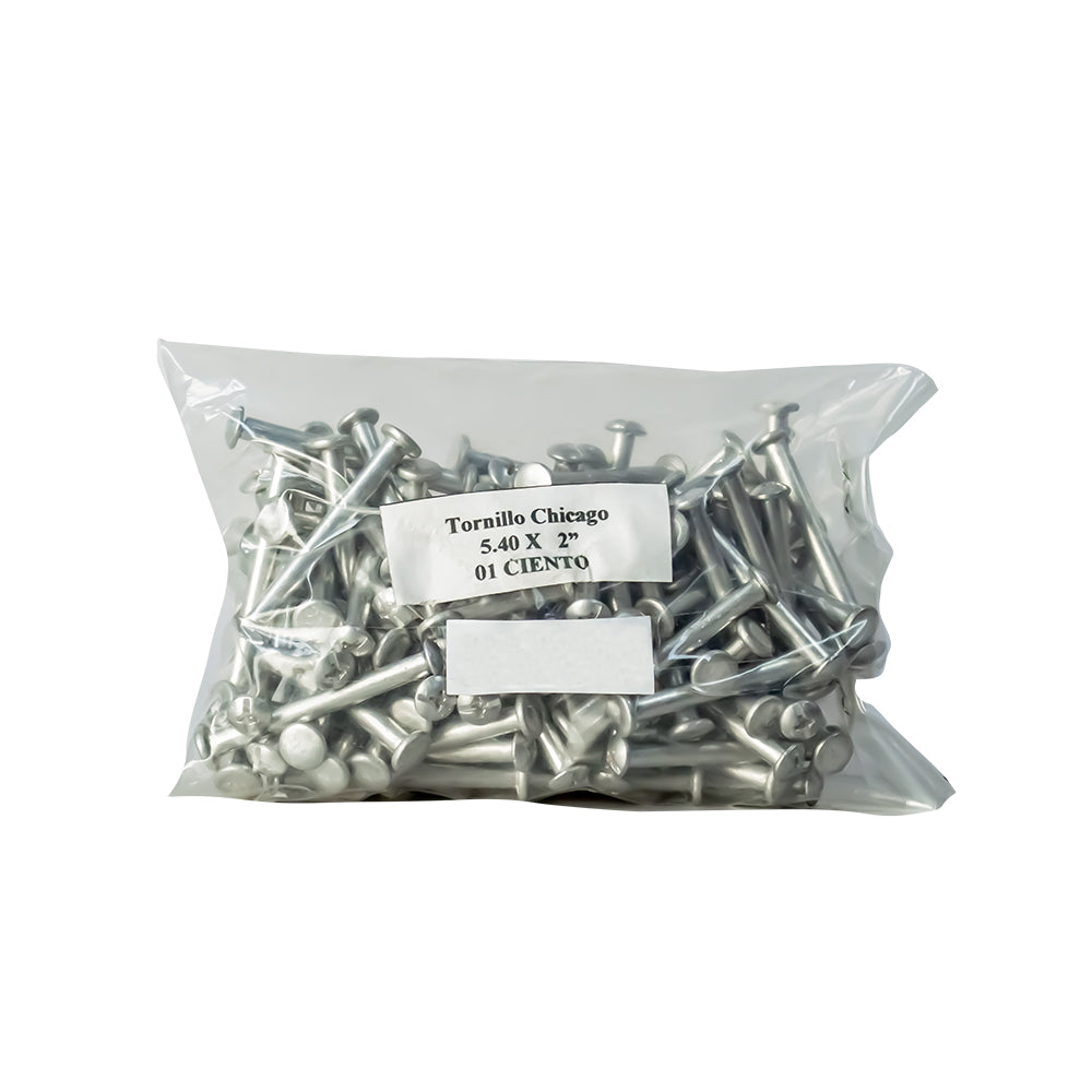 Tornillo chicago 2" x 100 unidades