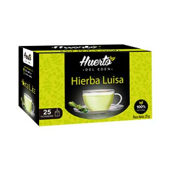 Hierba luisa caja x 25 und huerto del eden