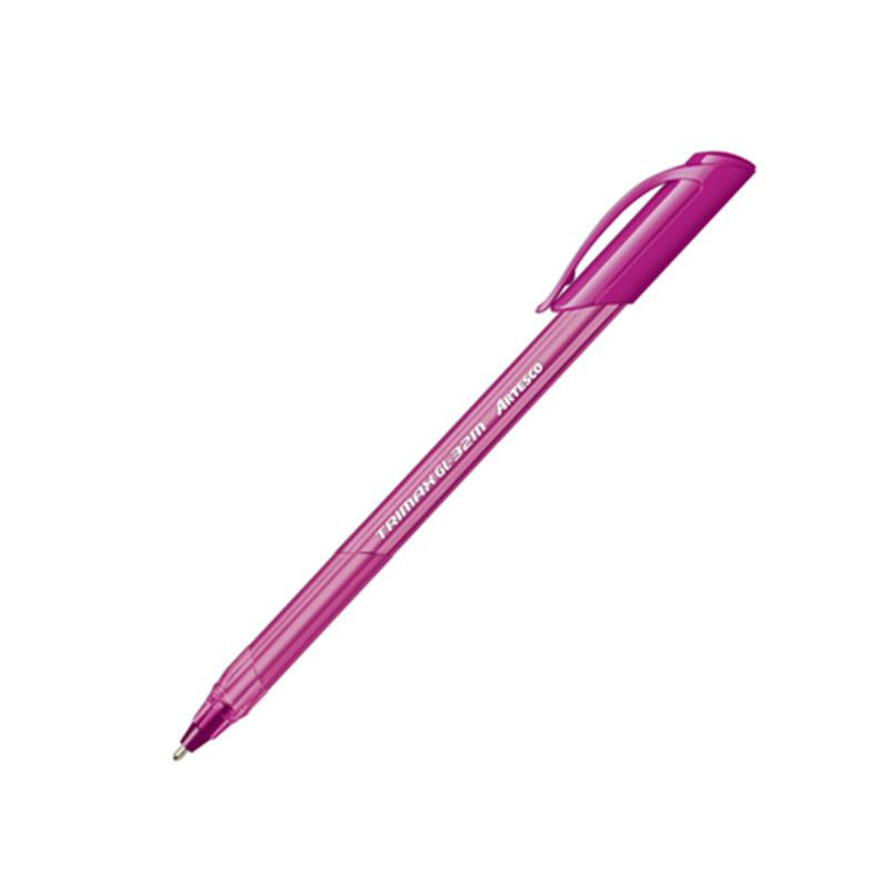 Lapicero tinta semi gel rosado gl 32 m trimax 1.0 mm Artesco