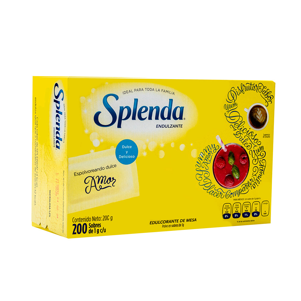 Edulcorante caja x200 und Splenda