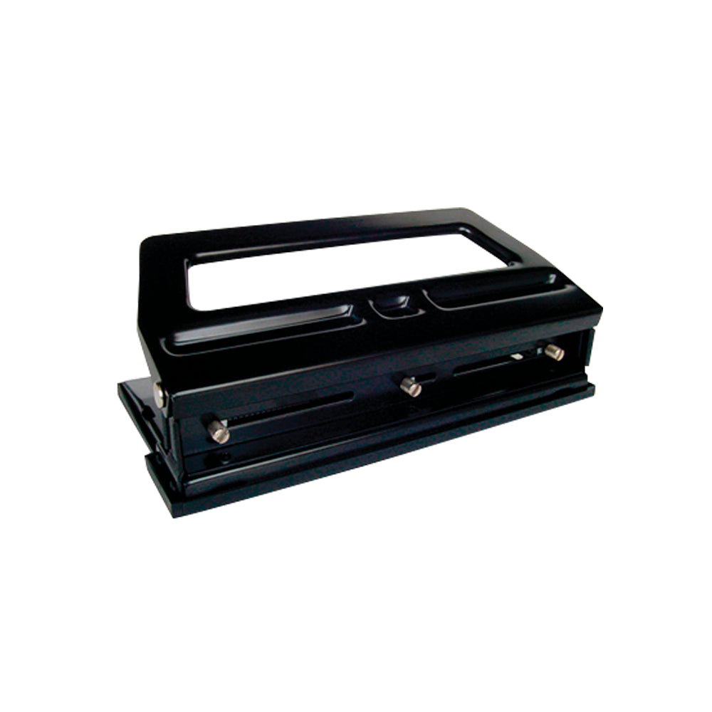 Perforador metal 33002 ajustable 3 perforaciones 30 hojas Warrior