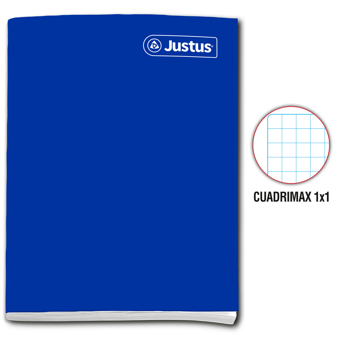 Cuaderno cuadrimax 1x1 84 hojas colores surtidos Justus