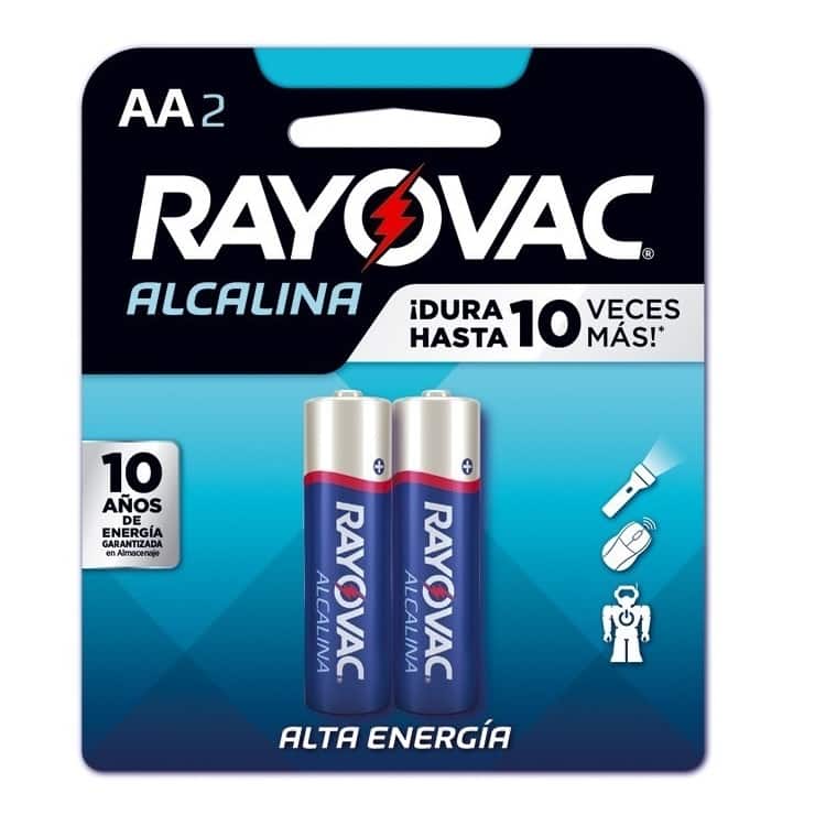 Pila alcalina AA x 2und Rayovac