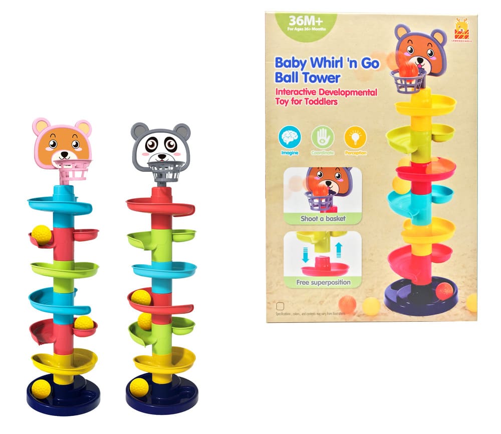 Torre pelotas espirales