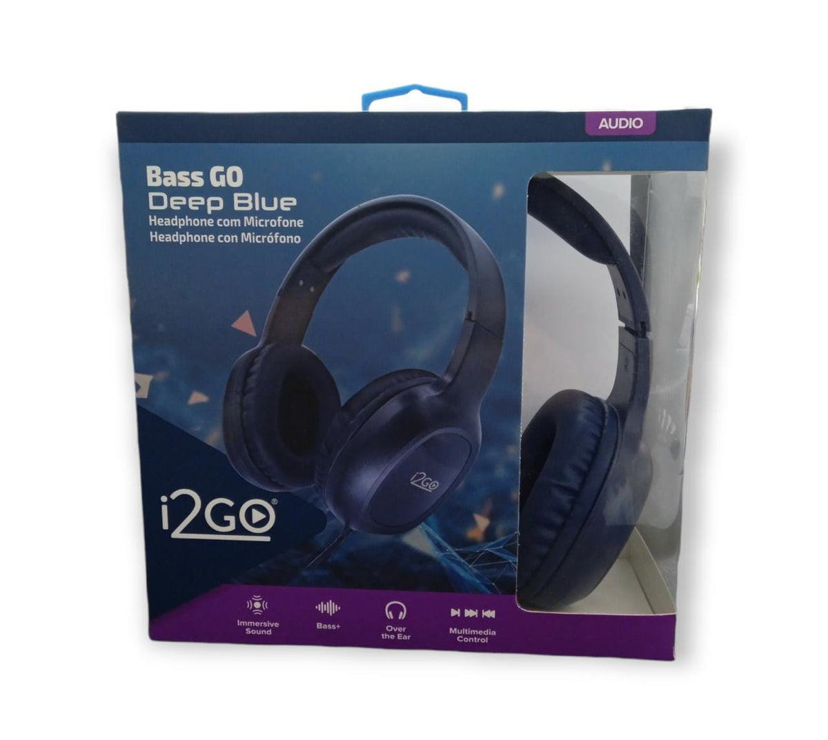 Audífono con micrófono cable deep blue i2go