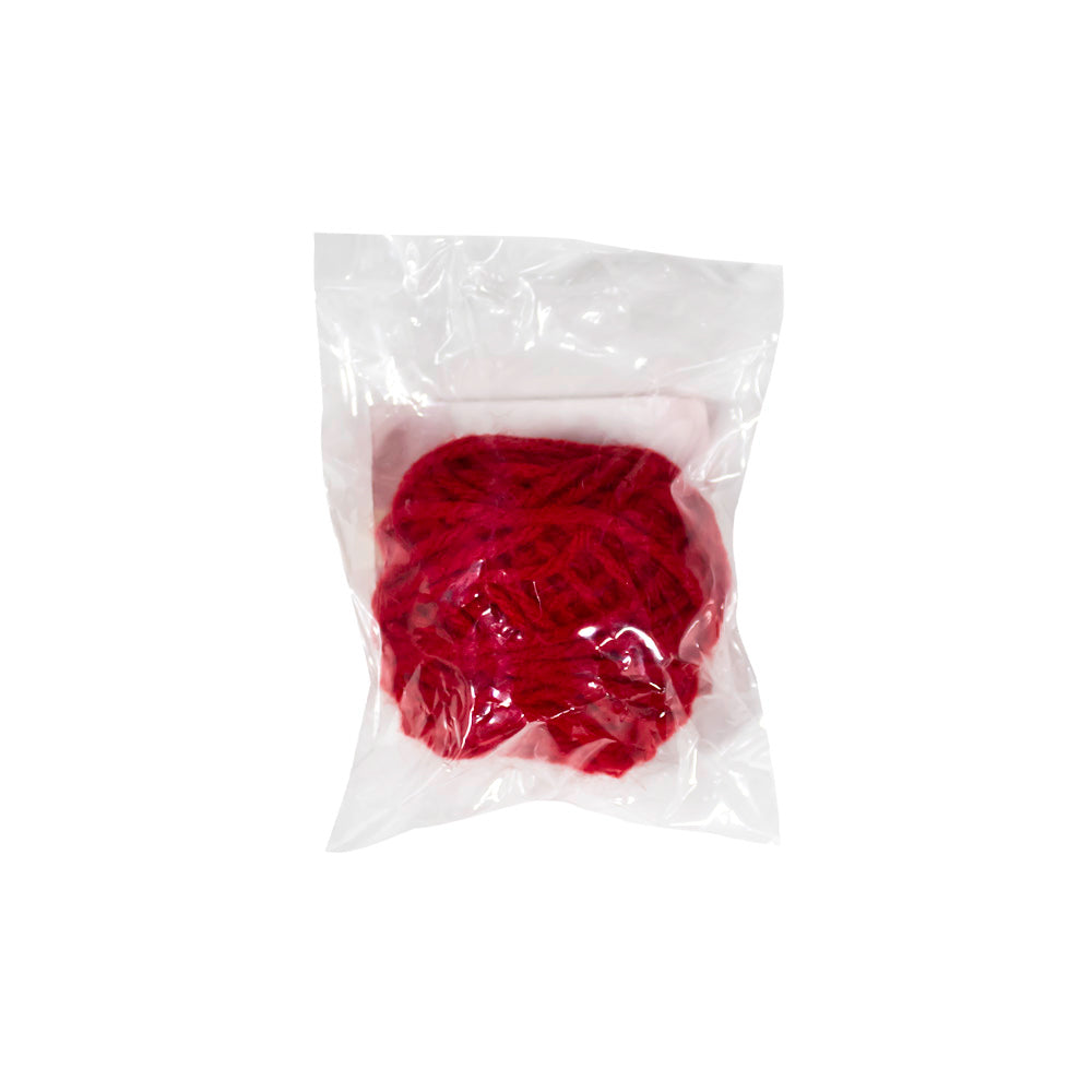Lana gruesa ovillo rojo x 10 gramos