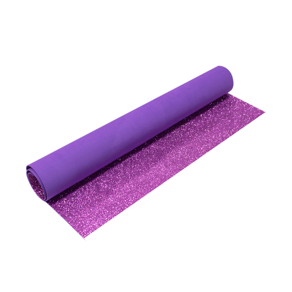 Microporoso 1.5mm glitter lila 50cm x 70cm x 1 unidad