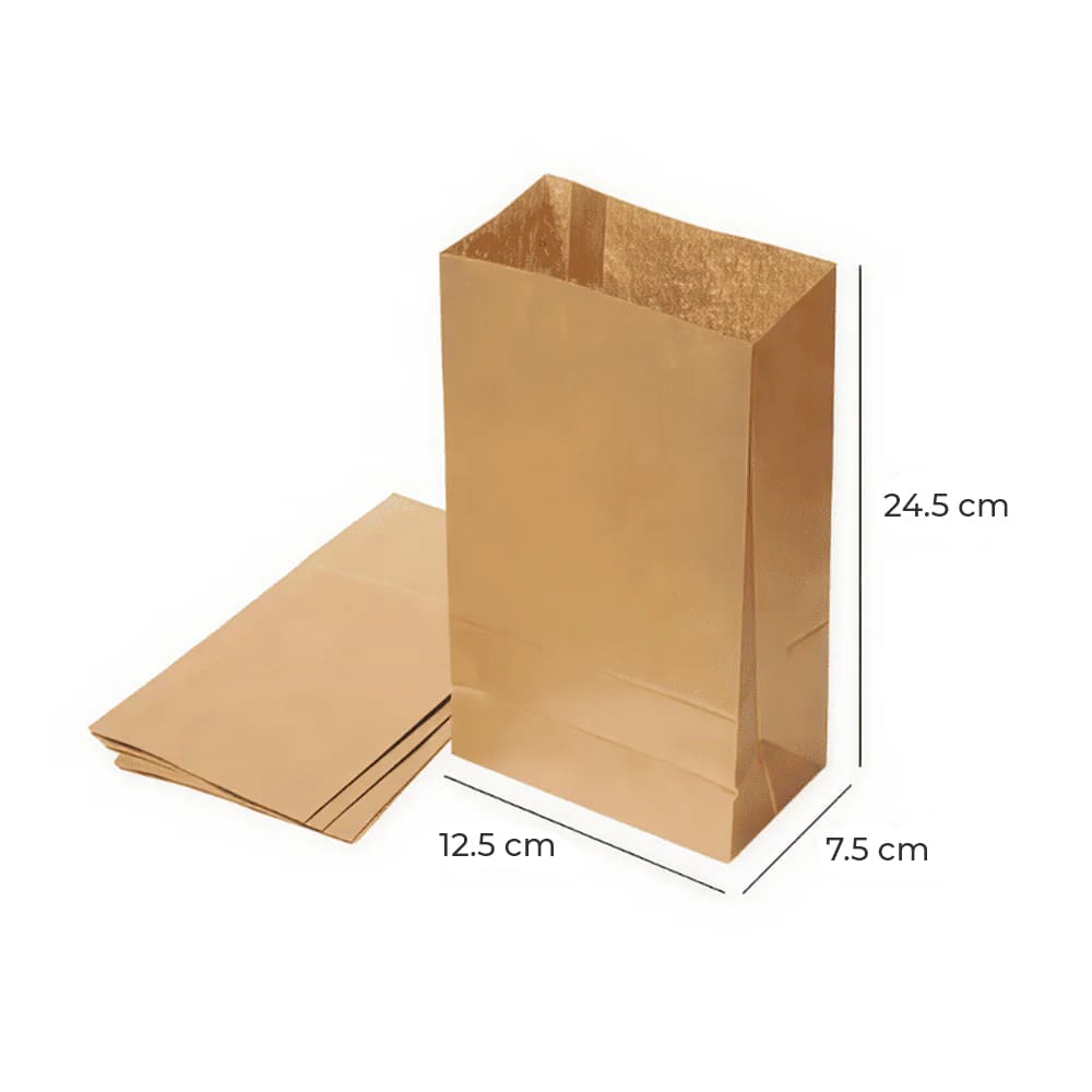 Bolsa de Papel Kraft 50 gr N°4 x 50 unidades Rotapel