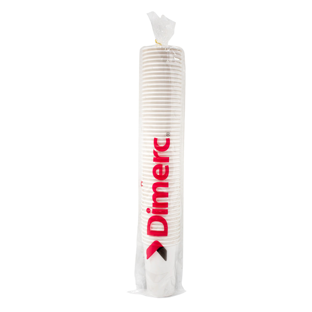 Vaso Polipapel blanco 10 oz paquete 50 unidades Dimerc