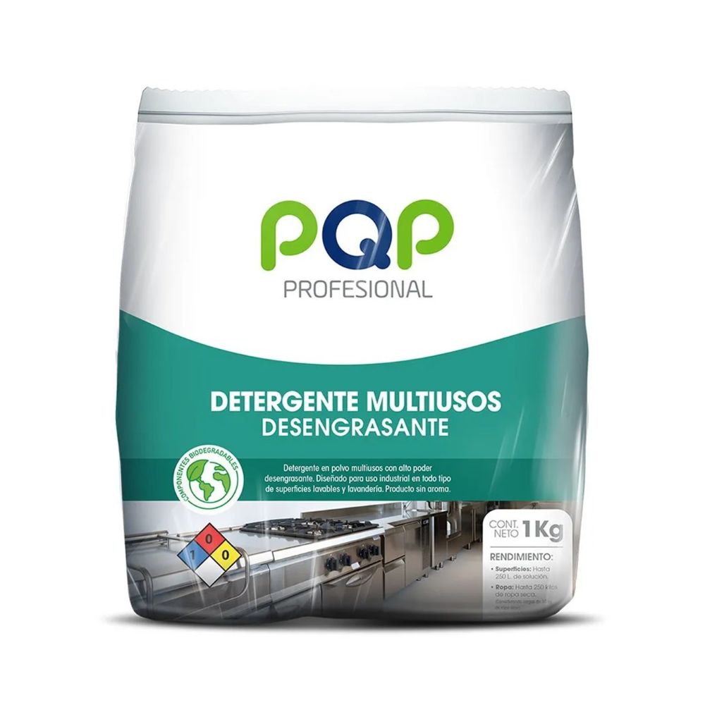 Detergente multiusos sin aroma 1 kg PQP