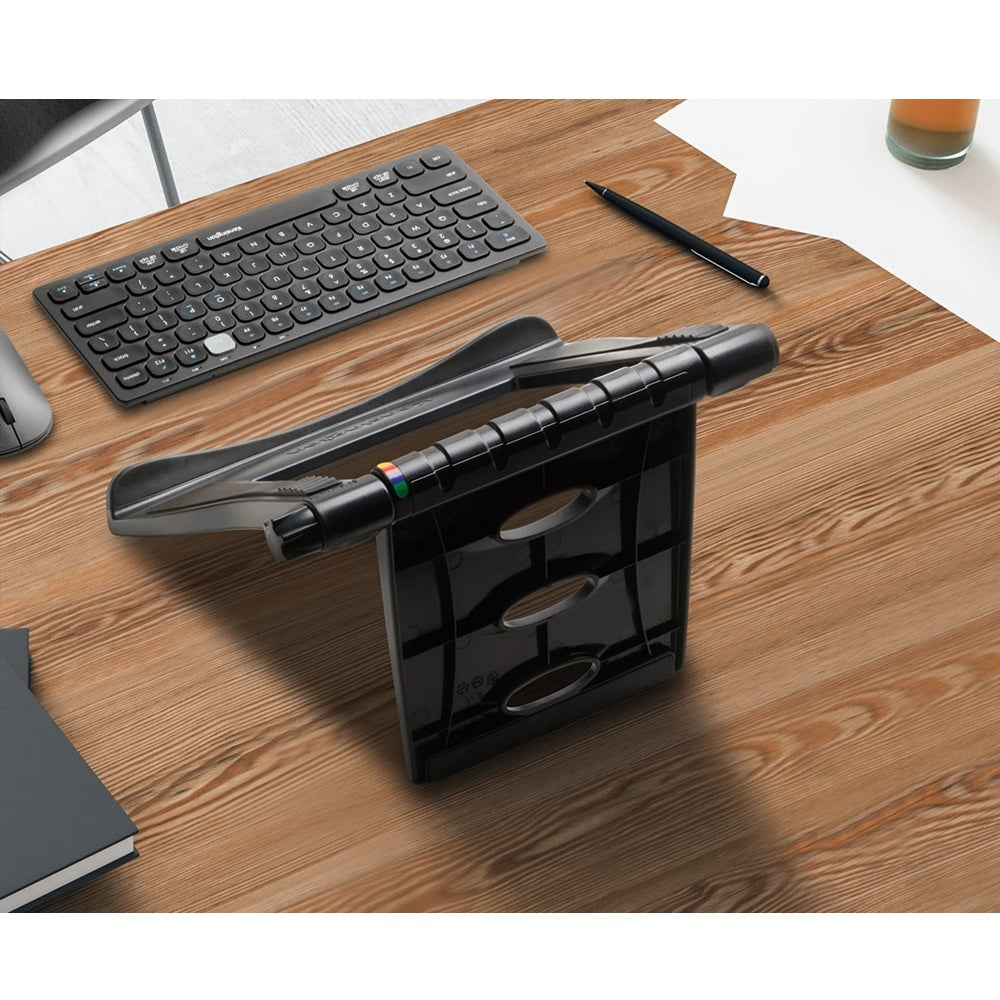 Base Notebook Easy Riser® EQ SmartFit®, Mat. reciclado Negro Kensington