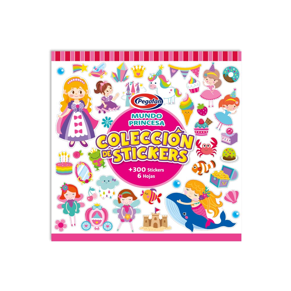 Block de Stickers Mundo Princesa