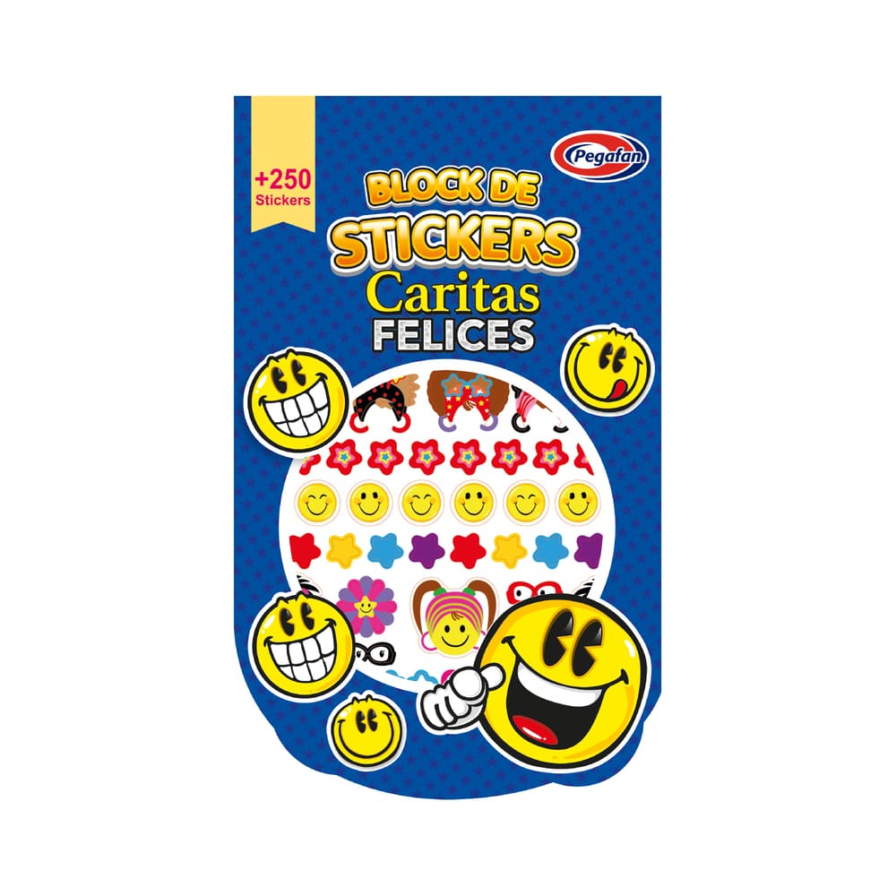 Block de Stickers Caritas Felices