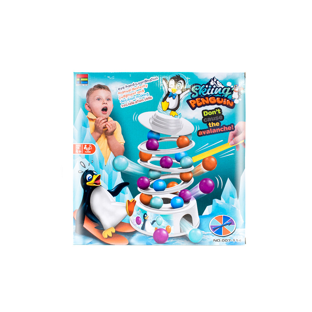 Juego de equilibrio pingüino 29x18 cm