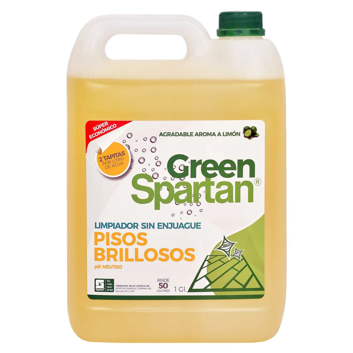 Limpiador de ph neutro galon 4lt green Spartan