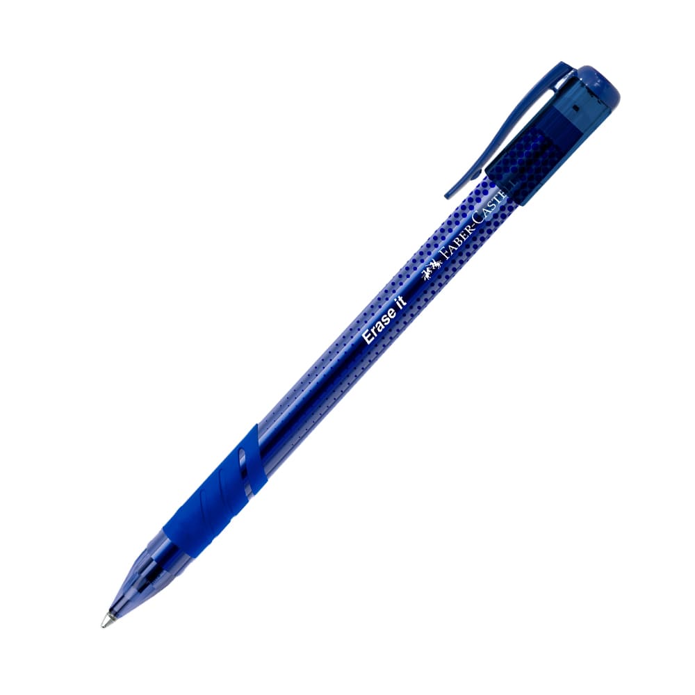 Lapicero borrable azul Erase IT Co Iny 0,7mm Faber Castell