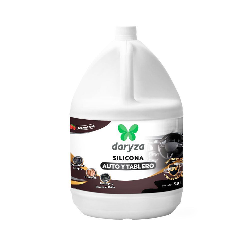 Silicona Auto Y Tablero Fresa 3.8Lt Daryza