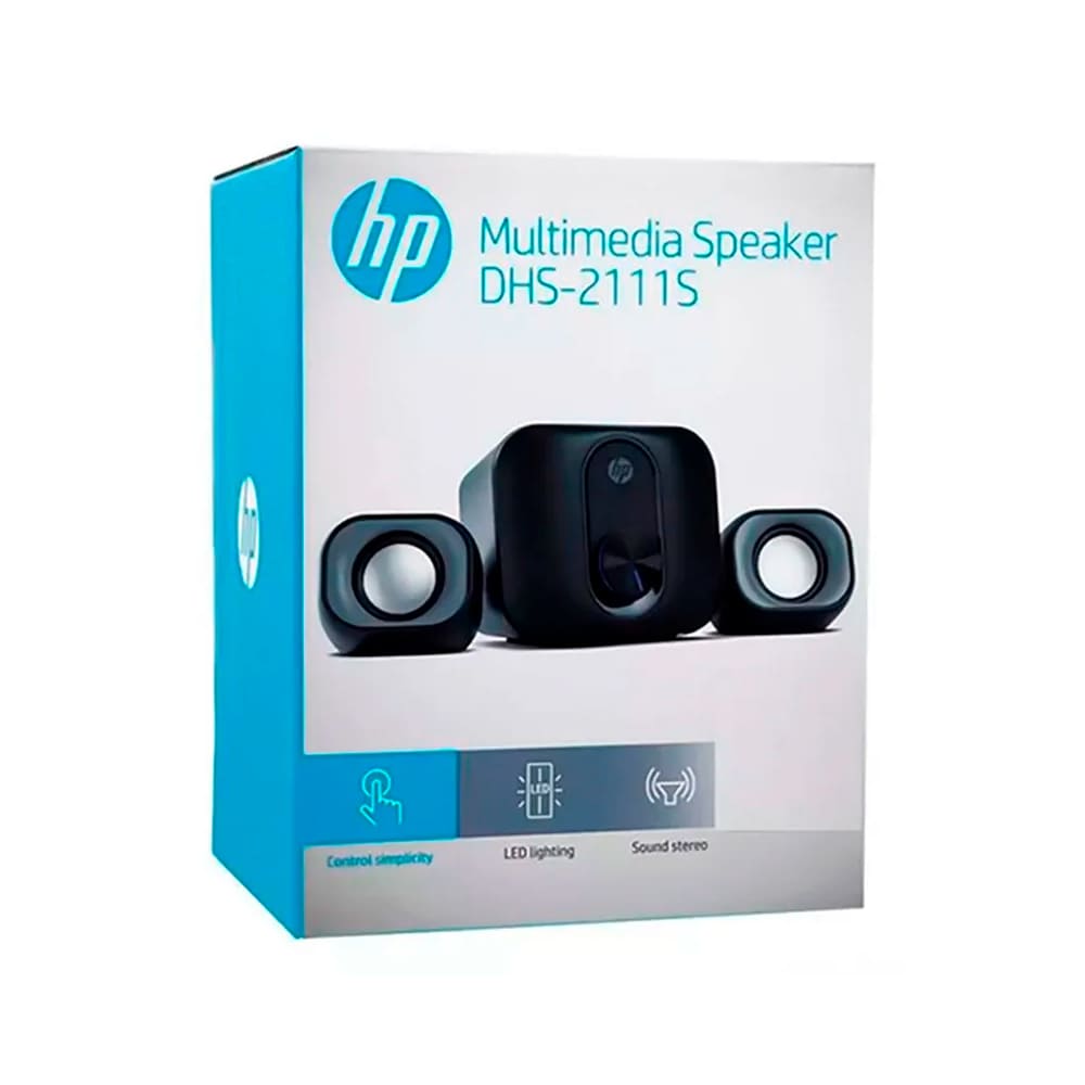 Parlantes 2.1 3WX2 + 5W USB-A y 3.5MM DHS-2111S HP