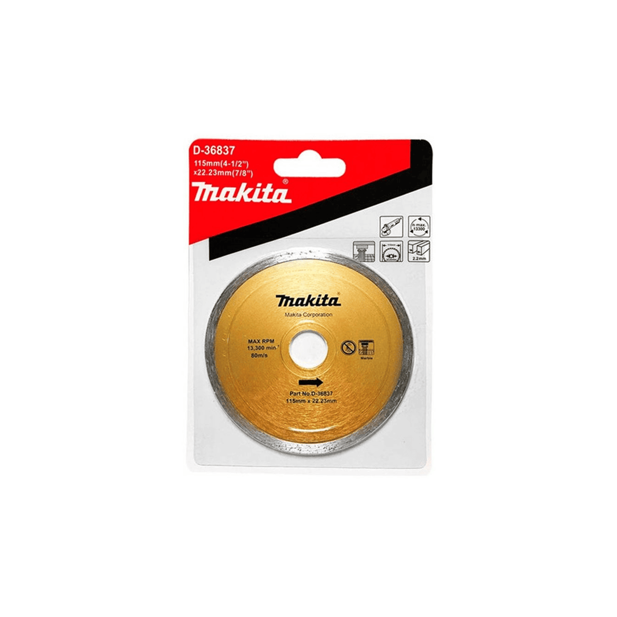 Disco diamantado Makita D-36837