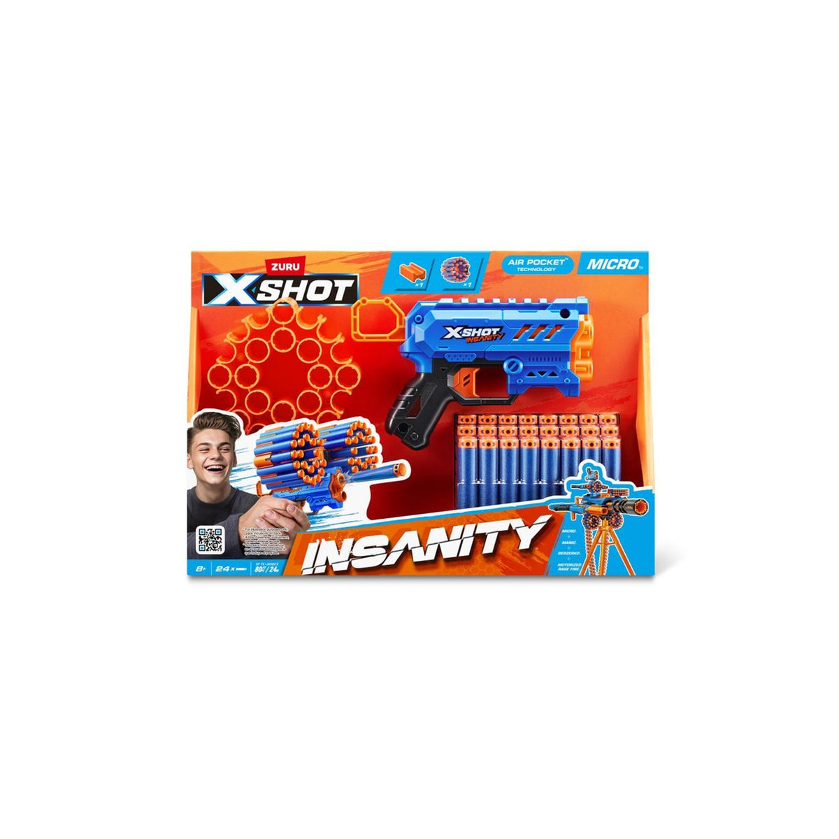 Lanzador micro insanity x-shot