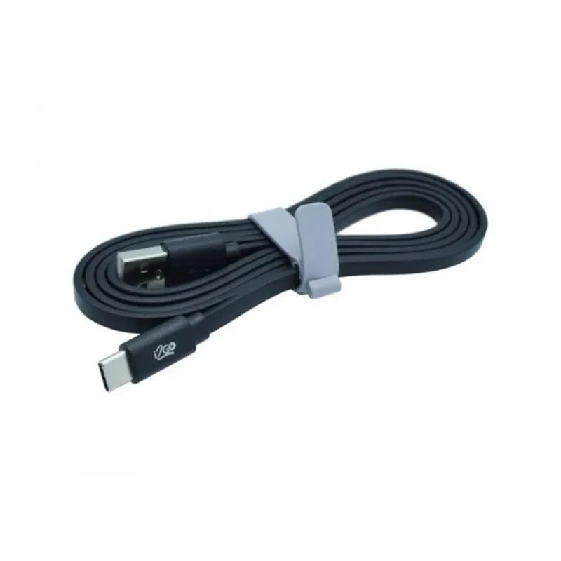 Cable USB-A a USB-C 1.20 metros negro I2GO