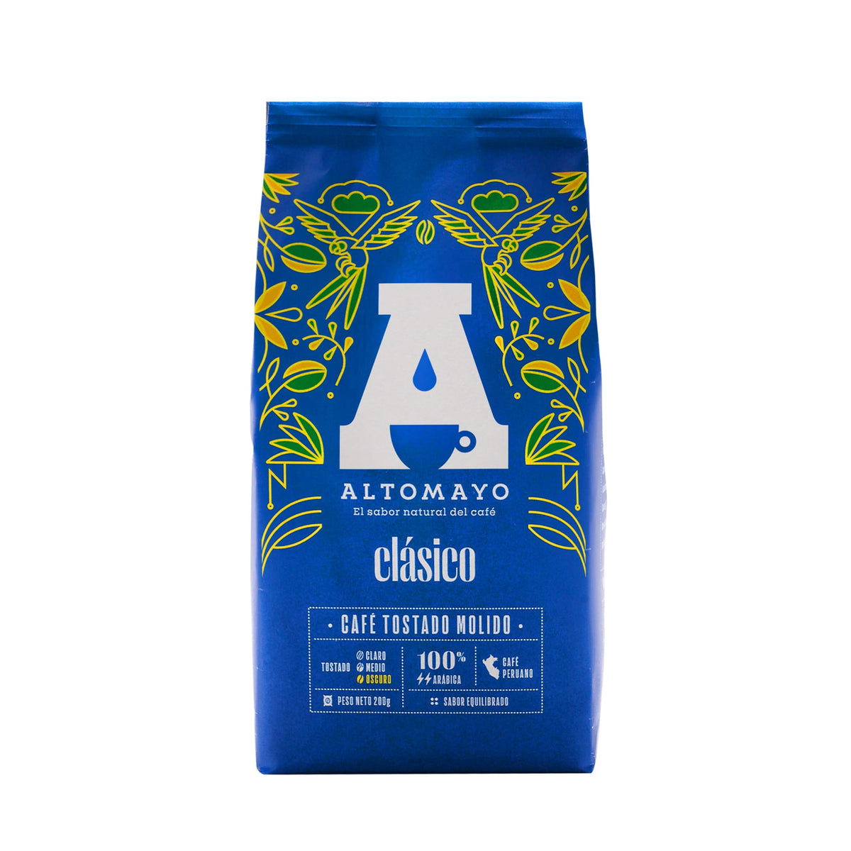 Café tostado para pasar clásico 200 gr Altomayo
