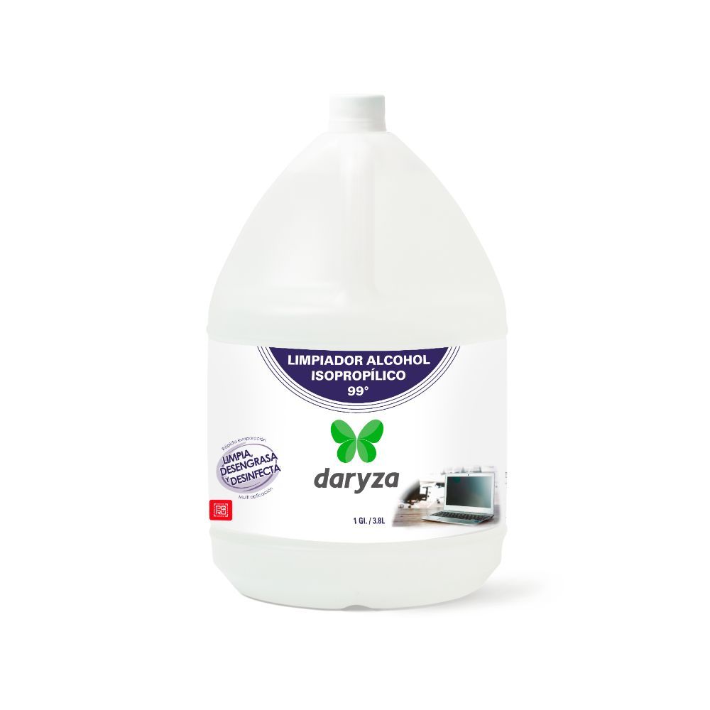 Alcohol isopropilico 99 galón 3.8 lt daryza