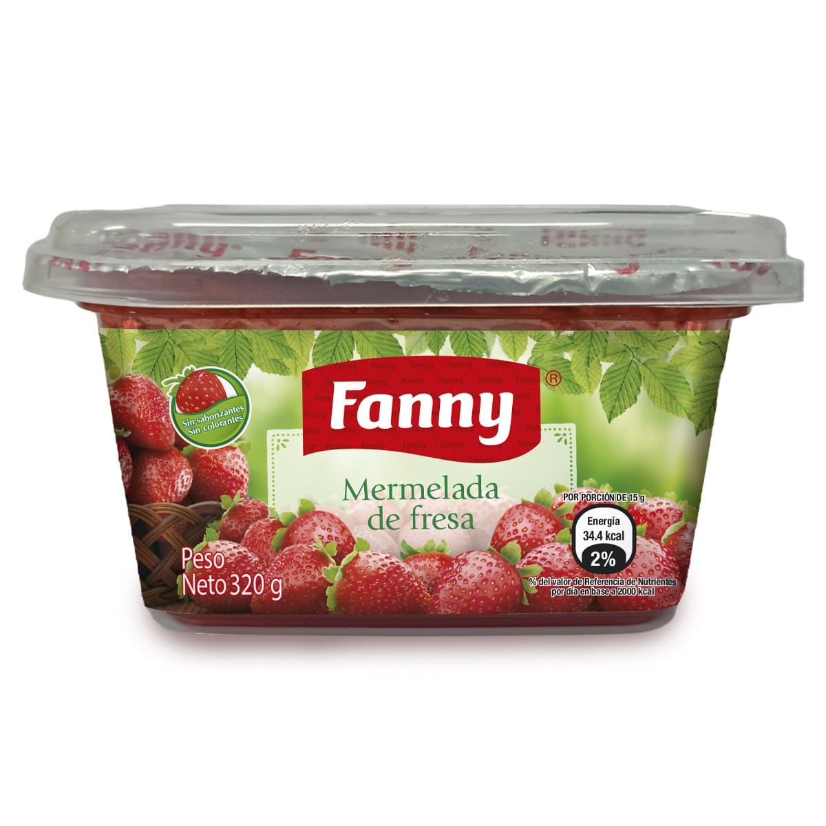 Mermelada de fresa tapper 320 gr Fanny