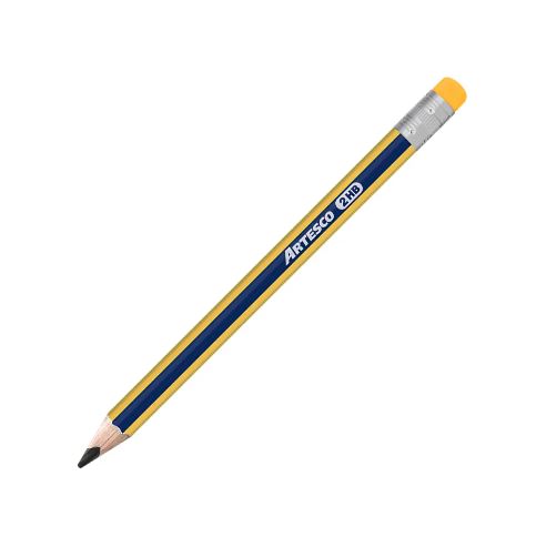 Lápiz grafito triangular 2HB jumbo x 1 unidad Artesco