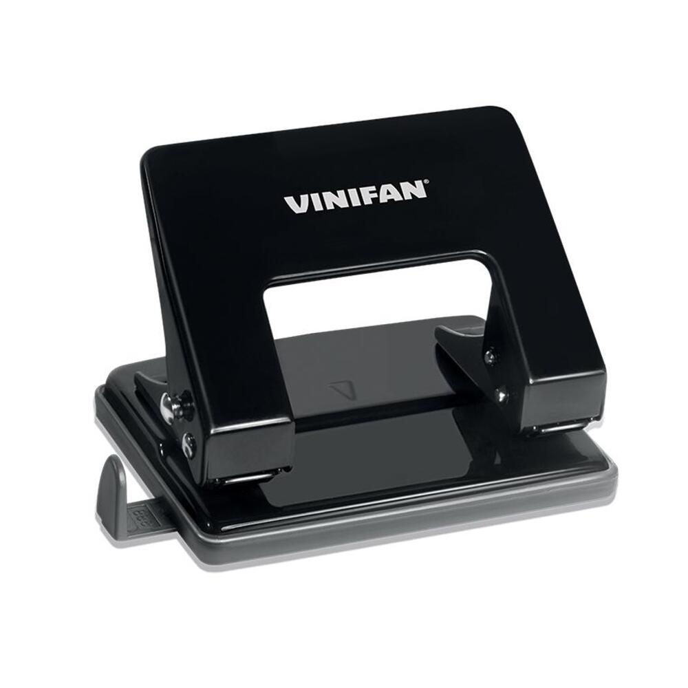 Perforador metálico MH 25 (25 hojas) negro Vinifan