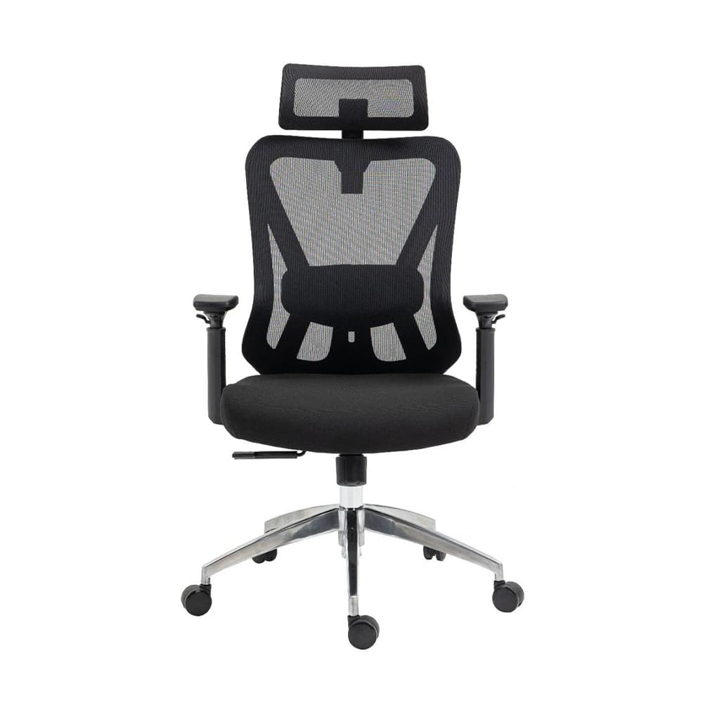 Silla presidencial con cabecera base alumino RTA-C4227 Venso