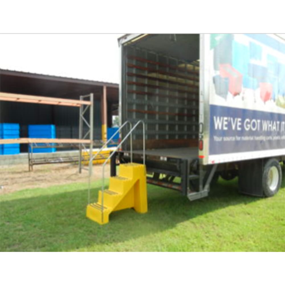Taburete 4 escalones 500LB Amarillo DPI T445 14