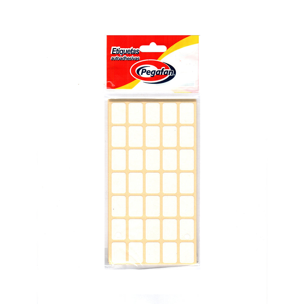 Etiqueta 1/2 x 3/4 (13mm x 19mm) blanco 500 unidades Pegafan