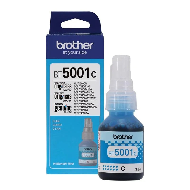 Tinta Brother BT5001C Cyan 48.8ml Brother