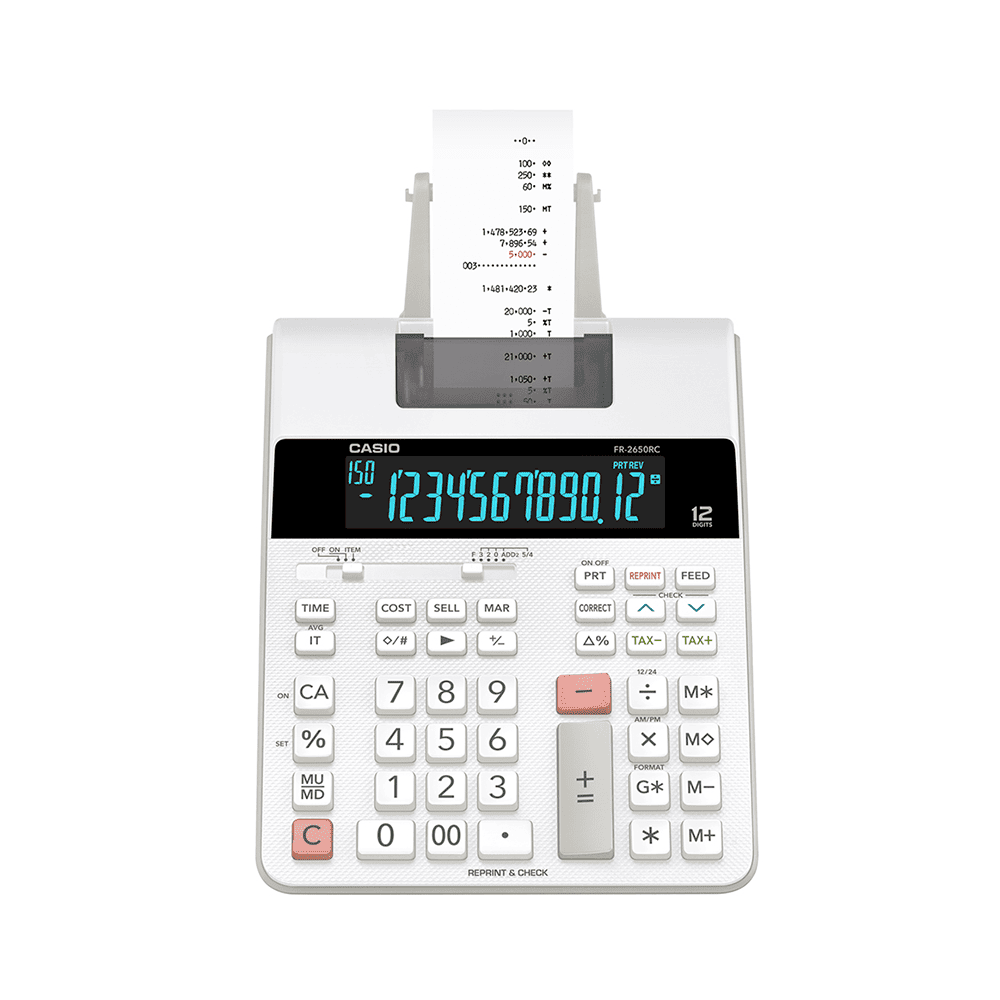 Calculadora contable digitos FR-2650RC Casio