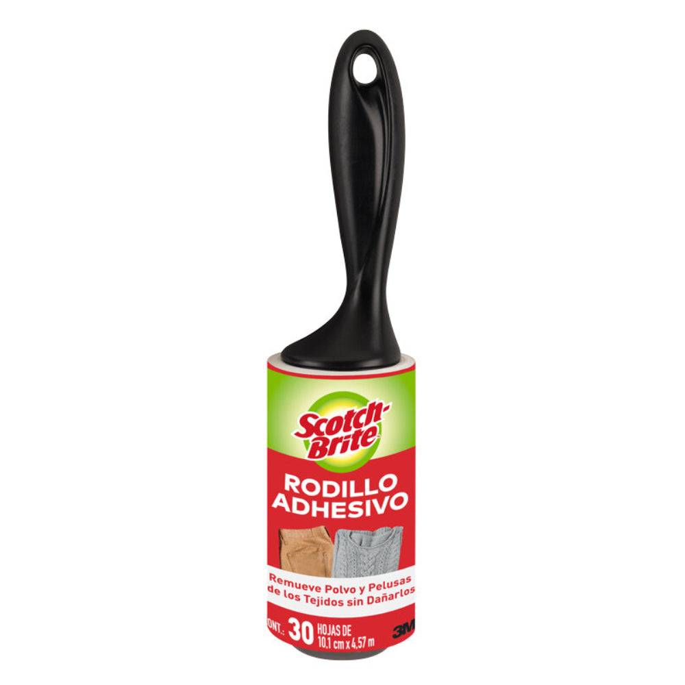 Rodillo quita pelusa 30 hojas desechables Scotch-Brite