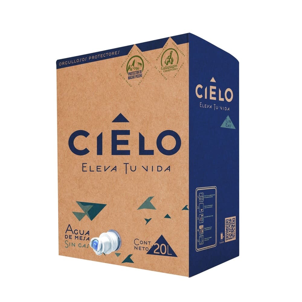 Agua de mesa sin gas Cielo 20lt