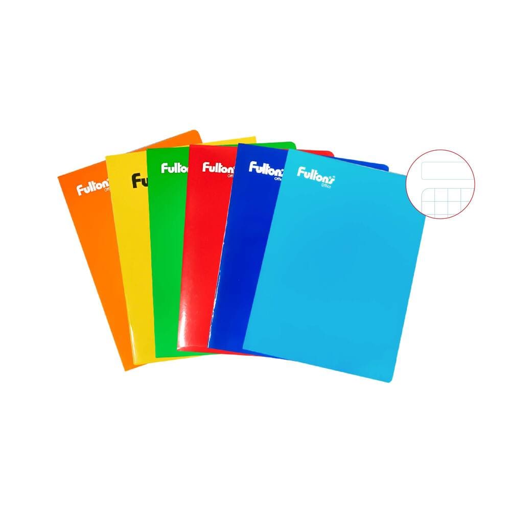 Cuaderno engrapado Cuadernoric A4 80h Fultons