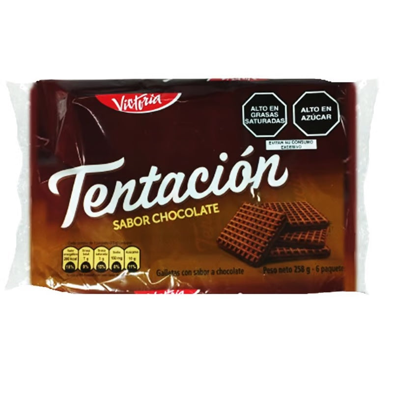 Galleta Tentación chocolate 43 gr x 6 und Victoria