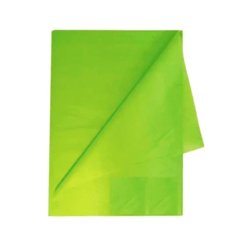 Papel seda verde limón x 3 unidades