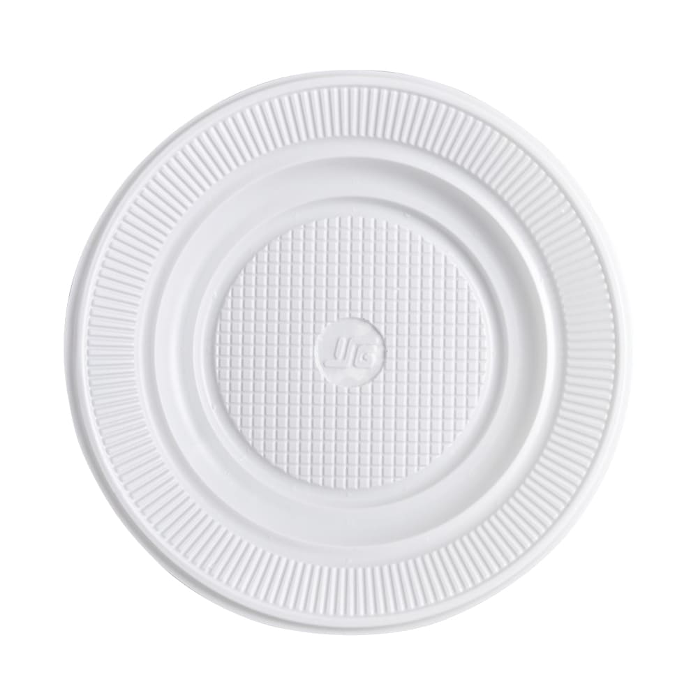 Plato plástico descartable blanco #18 x 25 und ISG