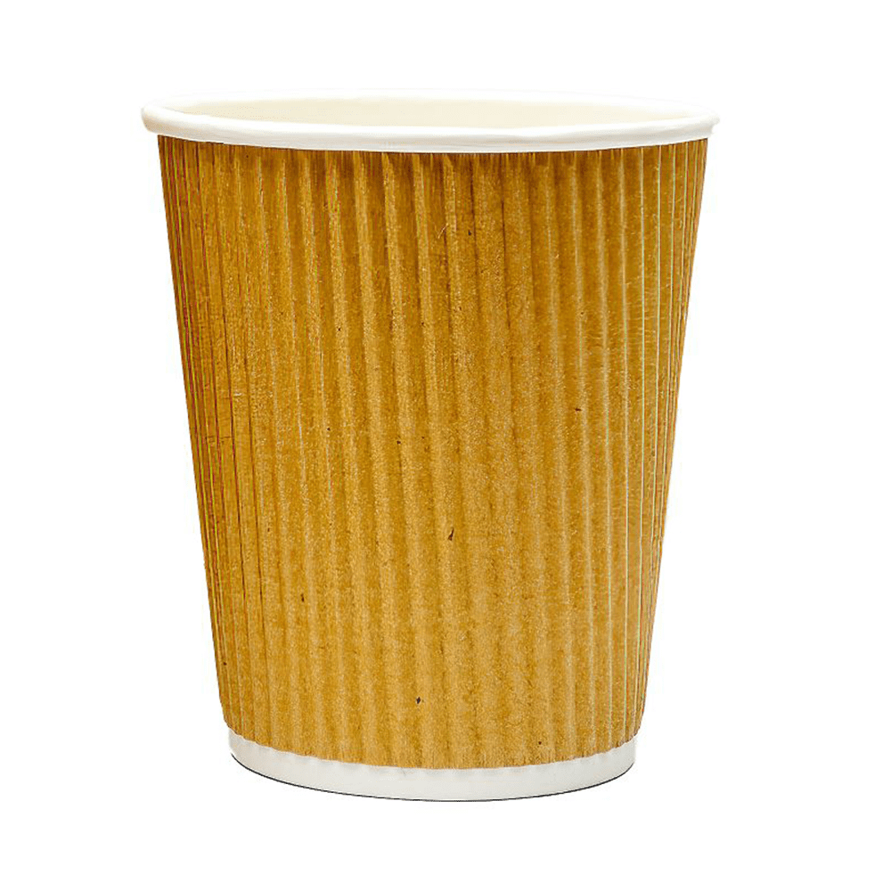 Vaso cartón corrugado kraft x 25 und Dasil