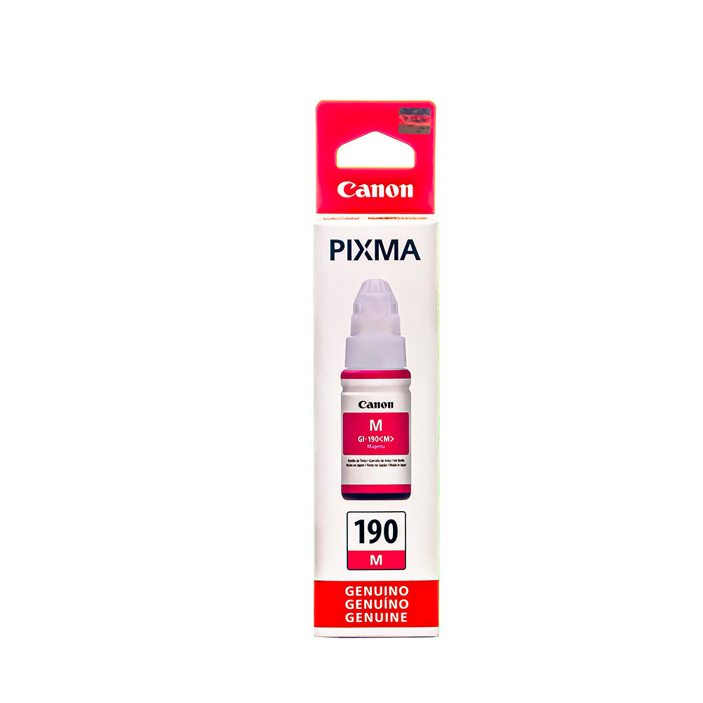 Botella GI 190 magenta pixma Canon