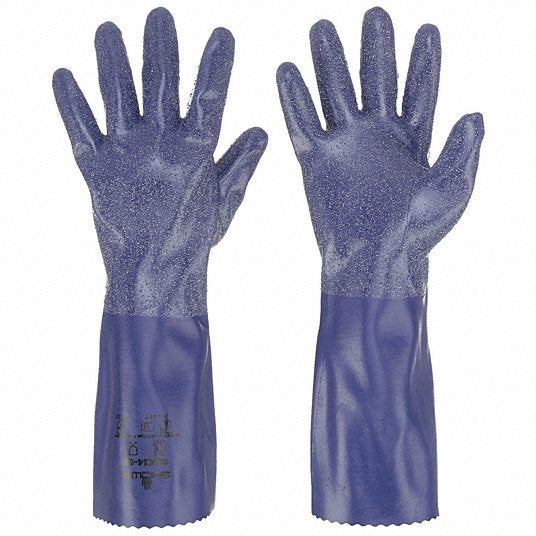 Guante nitrilo azul 14" NSK 24 t/8 x par Showa