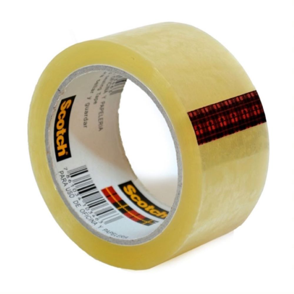 Cinta de embalaje transparente 48 mm x 100 m Scotch