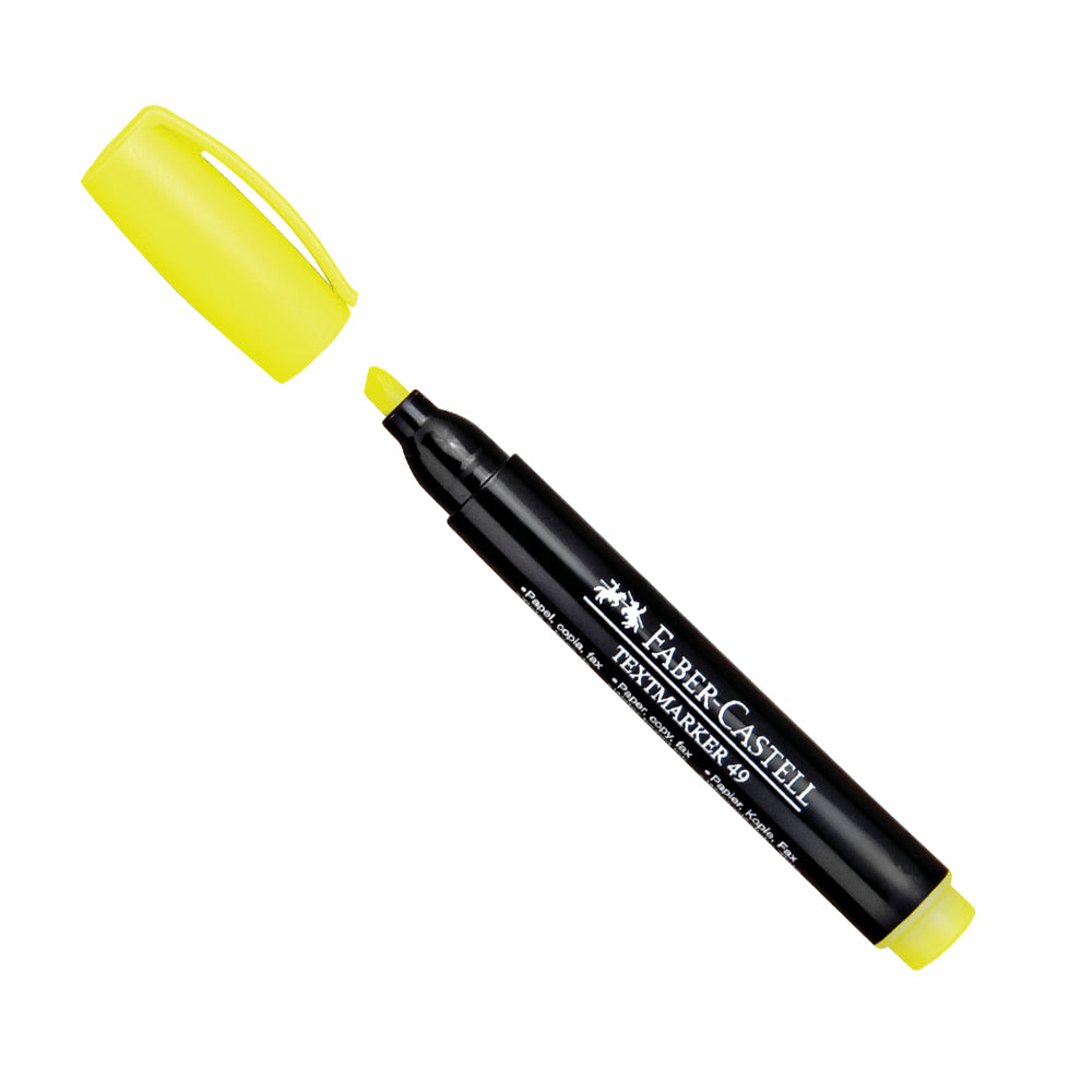 Resaltador amarillo textmarket 49 faber castell